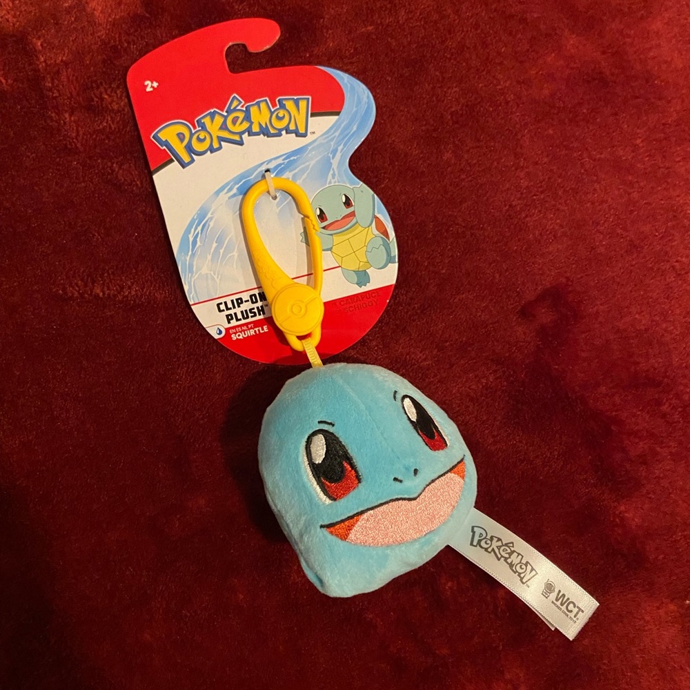 Pokémon Squirtle Clip-on Plush